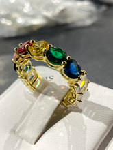 Load image into Gallery viewer, Anillo Plata con baño de oro