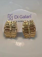 Load image into Gallery viewer, Aritos enchape de Oro