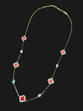 Load image into Gallery viewer, Cadena Van Cleef Plata 925 con baño de oro

