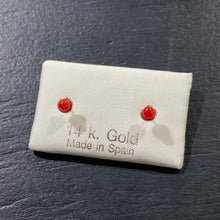 Load image into Gallery viewer, Aritos Oro 14K
