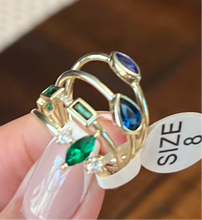 Load image into Gallery viewer, Anillo Plata con baño de Oro
