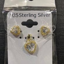 Load image into Gallery viewer, Juego Aritos/Cadena - Plata 925
