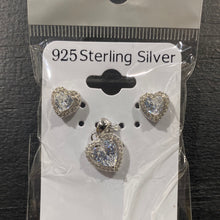 Load image into Gallery viewer, Juego Aritos/Cadena - Plata 925
