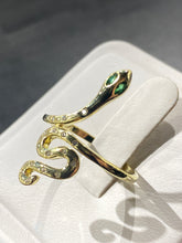 Load image into Gallery viewer, Anillo Plata con baño de oro
