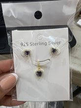 Load image into Gallery viewer, Juego Aritos/Cadena - Plata 925
