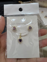 Load image into Gallery viewer, Juego Aritos/Cadena - Plata 925
