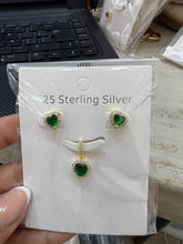 Load image into Gallery viewer, Juego Aritos/Cadena - Plata 925
