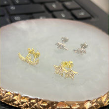 Load image into Gallery viewer, Aritos Plata 925/ Baño de Oro
