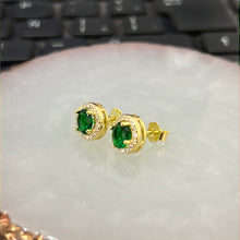 Load image into Gallery viewer, Aritos Plata 925/ Baño de Oro
