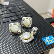 Load image into Gallery viewer, Set Aritos/Dije - Anillo (Plata)
