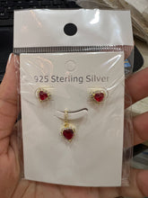 Load image into Gallery viewer, Juego Aritos/Cadena - Plata 925
