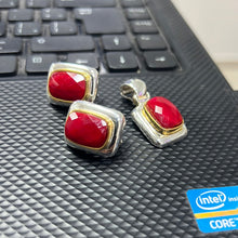 Load image into Gallery viewer, Set Aritos/Dije - Anillo (Plata 925)
