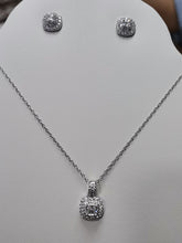 Load image into Gallery viewer, Juego Collar/Aretes (Plata) 2-12
